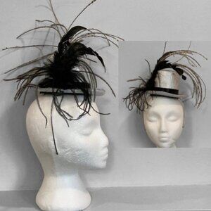 Top Hat Feather Hair Fascinator​